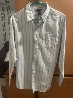 Nautica Men's Striped Button-Down Shirt