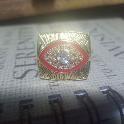 Size 12 WASHINGTON REDSKINS CHAMPIONSHIP Ring JOHN RIGGINS