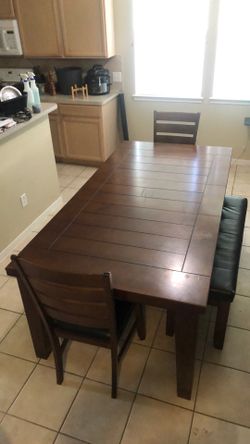 Wood Kitchen Dining Table
