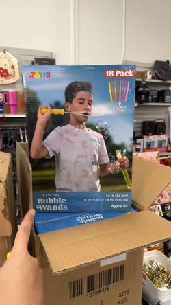 Bubble Wands 18 Pc