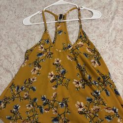 Yellow Flowy Floral Top