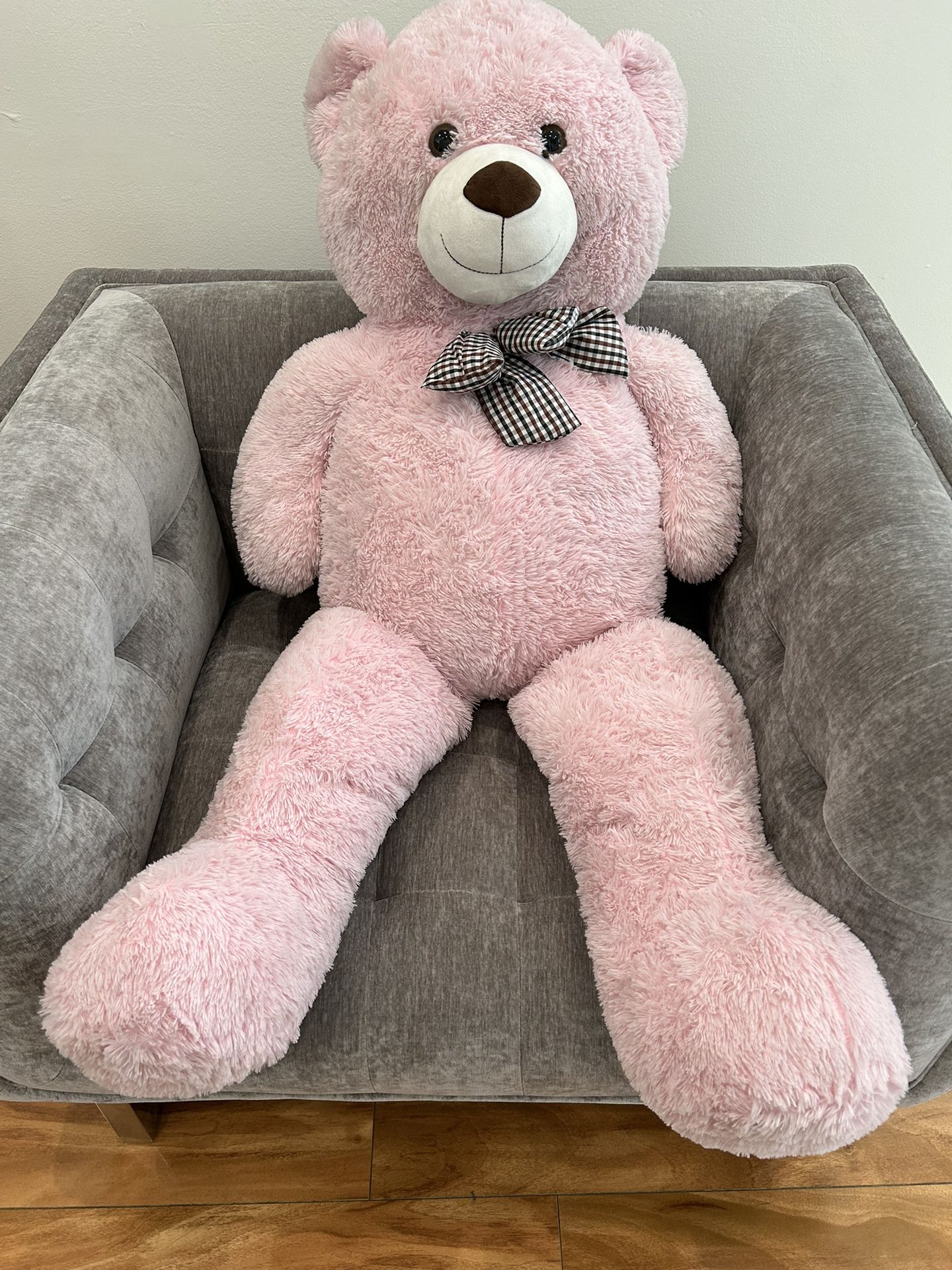 Huge Pink Stuffed Animals 47 inch Life Size Cute Teddy Bear