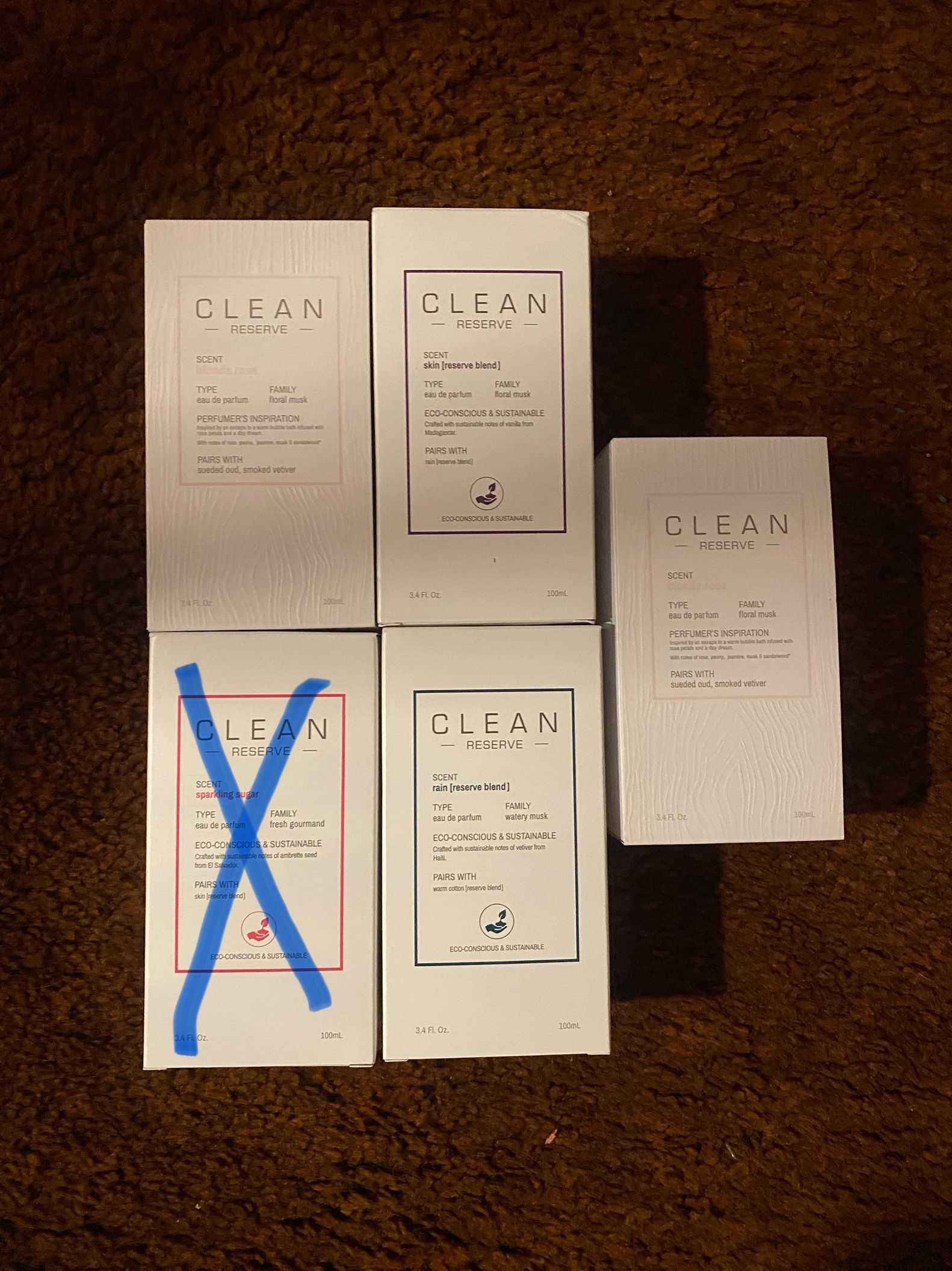 Clean Reserve Perfumes 3.4OZ ($100 Each)