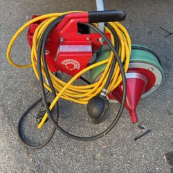 Spartan 81 Snake Drain Cleaning Machine Great Condition 