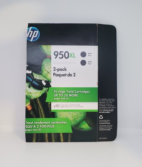 2pk HP 950XL Black Ink