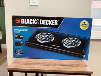 Black & Decker double buffet range