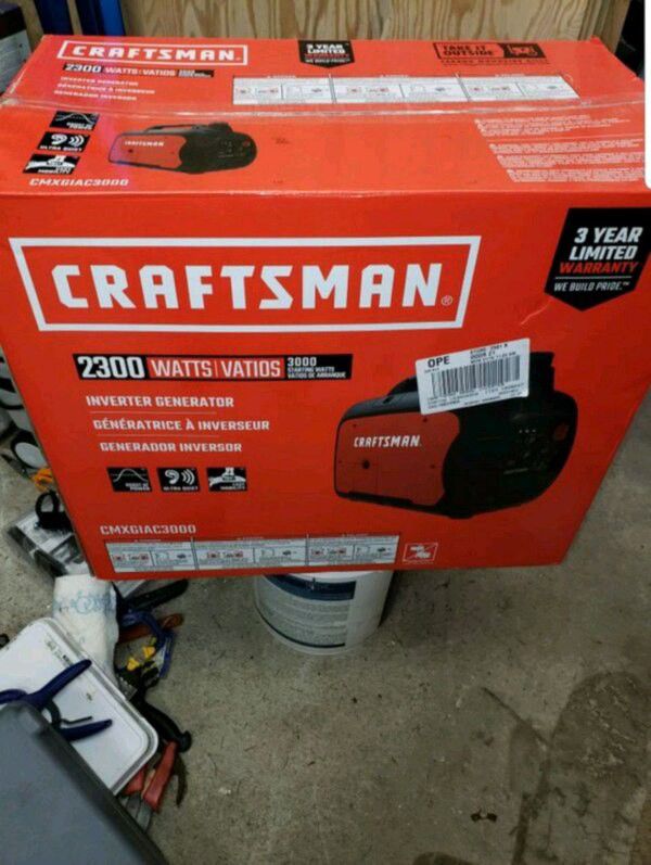 Craftsman 3000 watt inverter generator