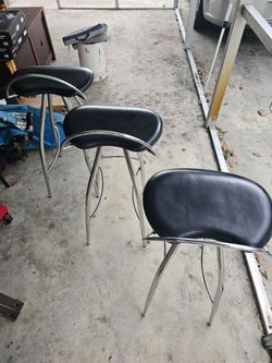 Chrome bar stools