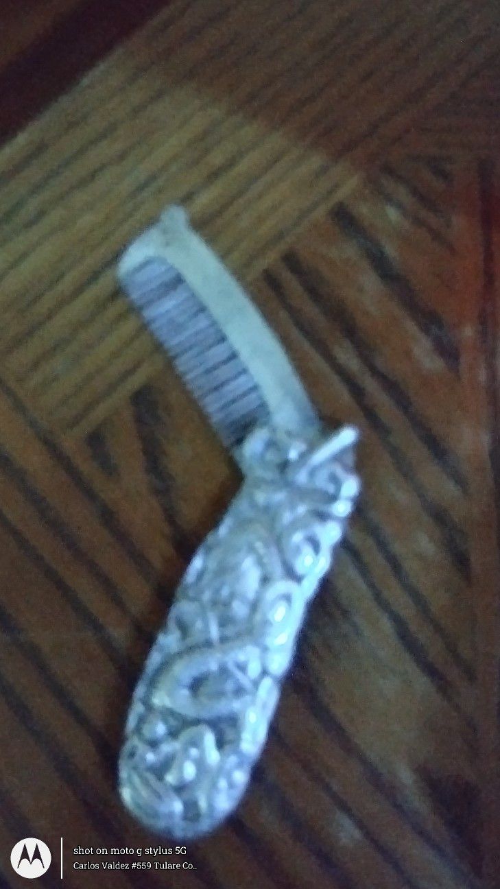 Antique Chinese Folding Hair Comb