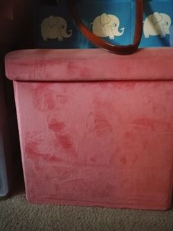 Pink Ottoman