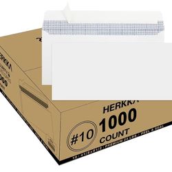 1000 Security Self-Seal Envelopes