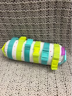 Lovevery baby the buckle barrel toy