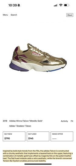 Adidas Woman Falcon Metallic gold