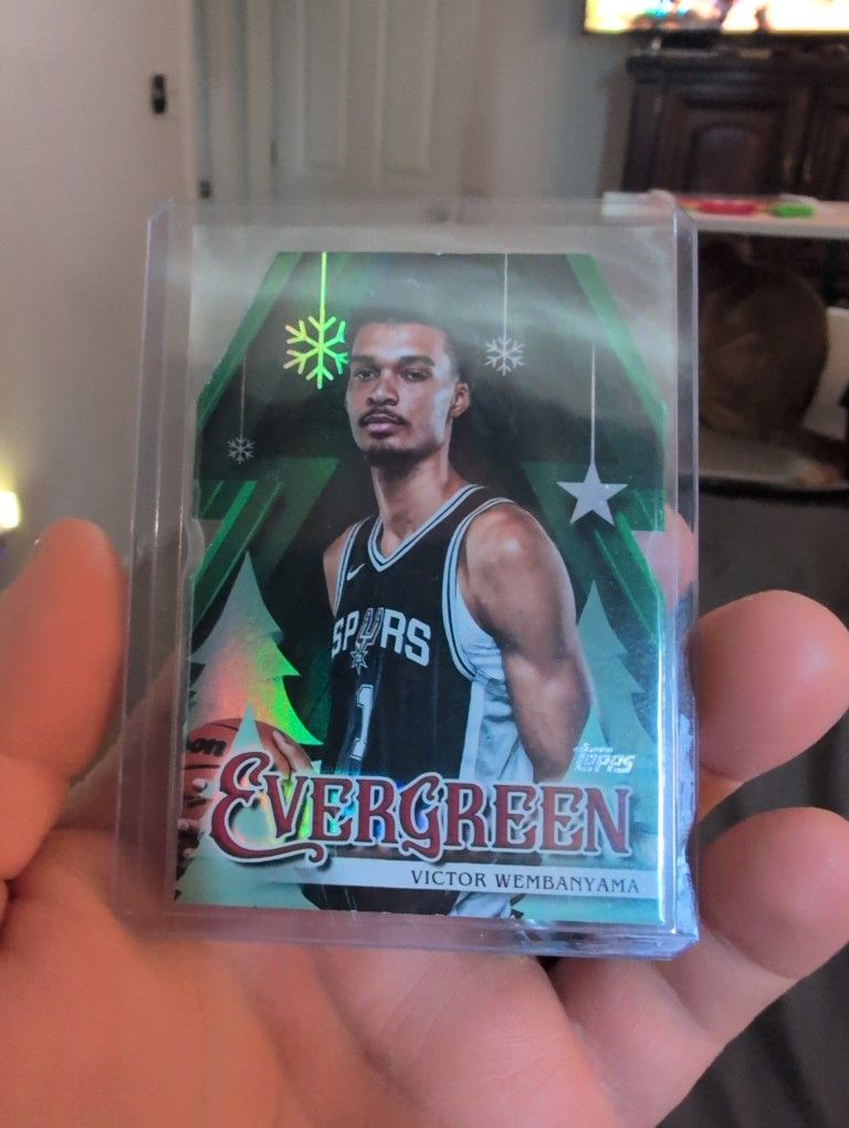 Victor Wembanyama Evergreen Holiday Card