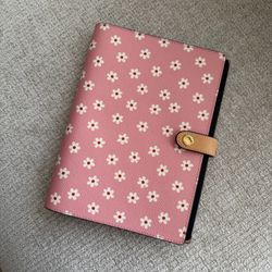 Coach notebook floral pink