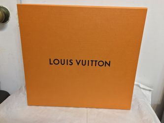 Louis Vuitton Orange Empty Gift Box dimensions 3.5x13.5x5. Brand New