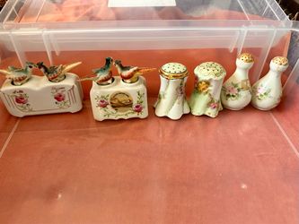Vintage Porcelain Salt and Pepper Shaker Sets