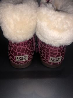 UGG jorie croc boots toddler girls size 9 Thumbnail