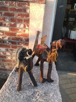 Leather camels