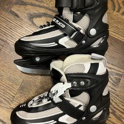Lake Placid Boys Adjustable Ice Skates size 1 - 4