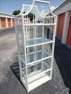 ✨✨Vintage RATTAN & BAMBOO ETAGERE 😍😍 CHARMING & UNIQUE! ✨