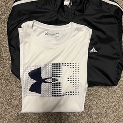 Workout Shirt And Windbreaker 