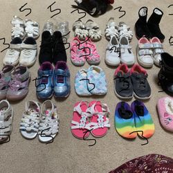 Toddler Girl Shoes, Size Ranging From 6-10