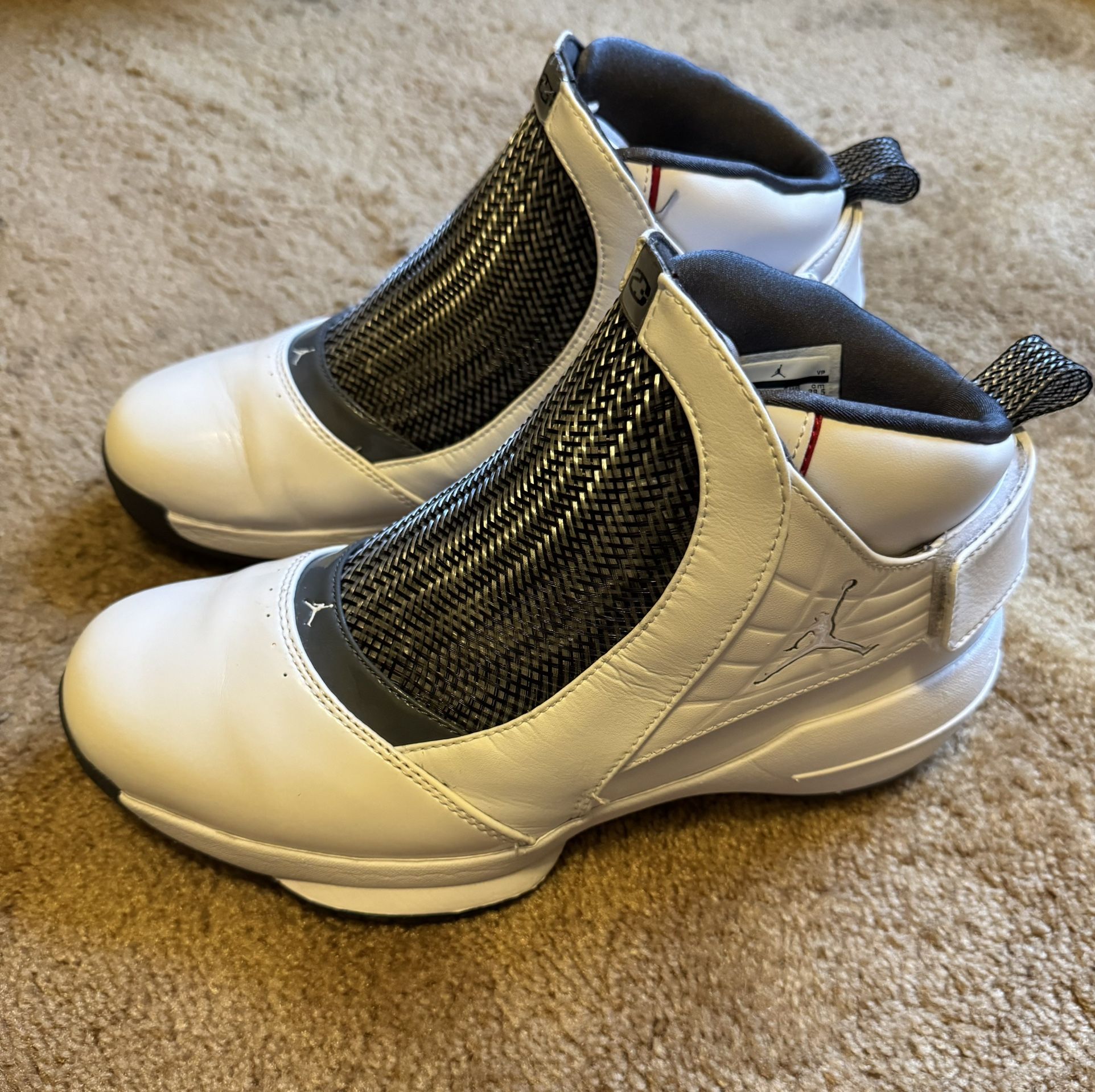 Jordan 19 Retros White Flint Grey