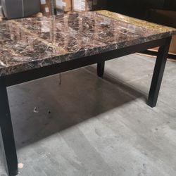 Brand New Faux Marble Dining Table
