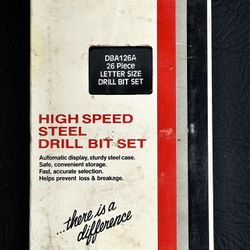 SNAP-ON HIGH SPEED STEEL DRILL BIT SET