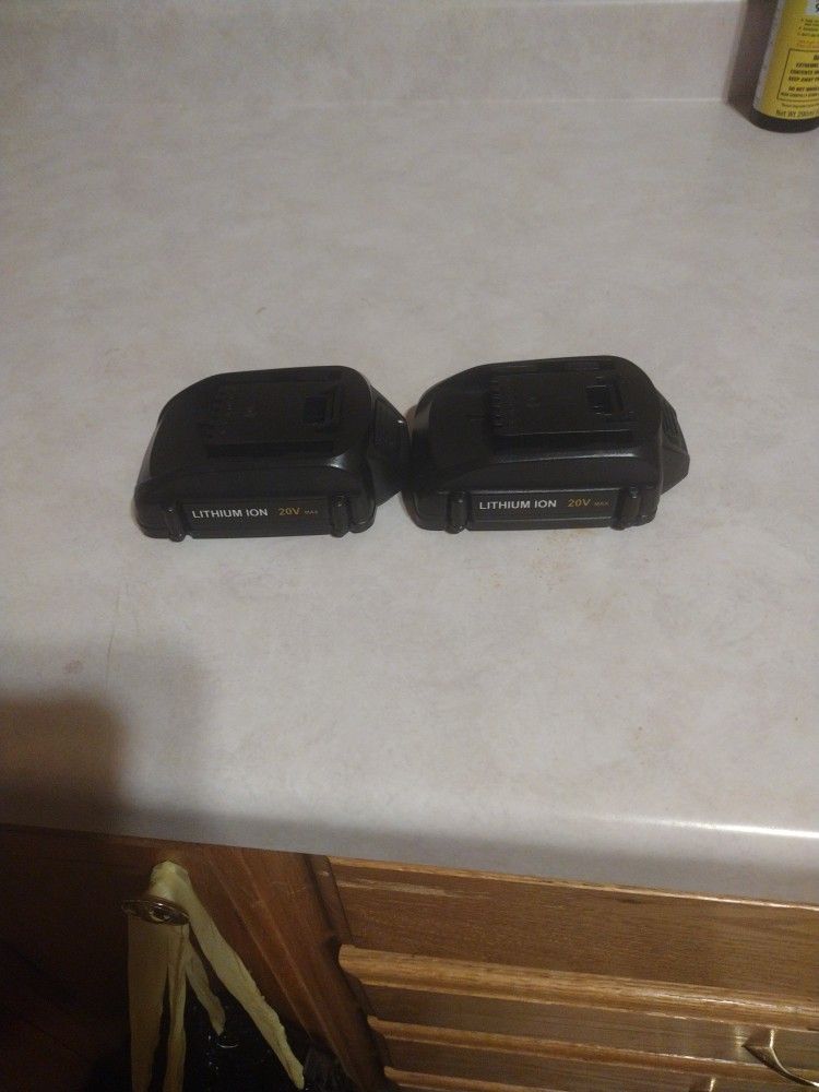Lithium Ion 20 Volt Batteries For Worx Tools