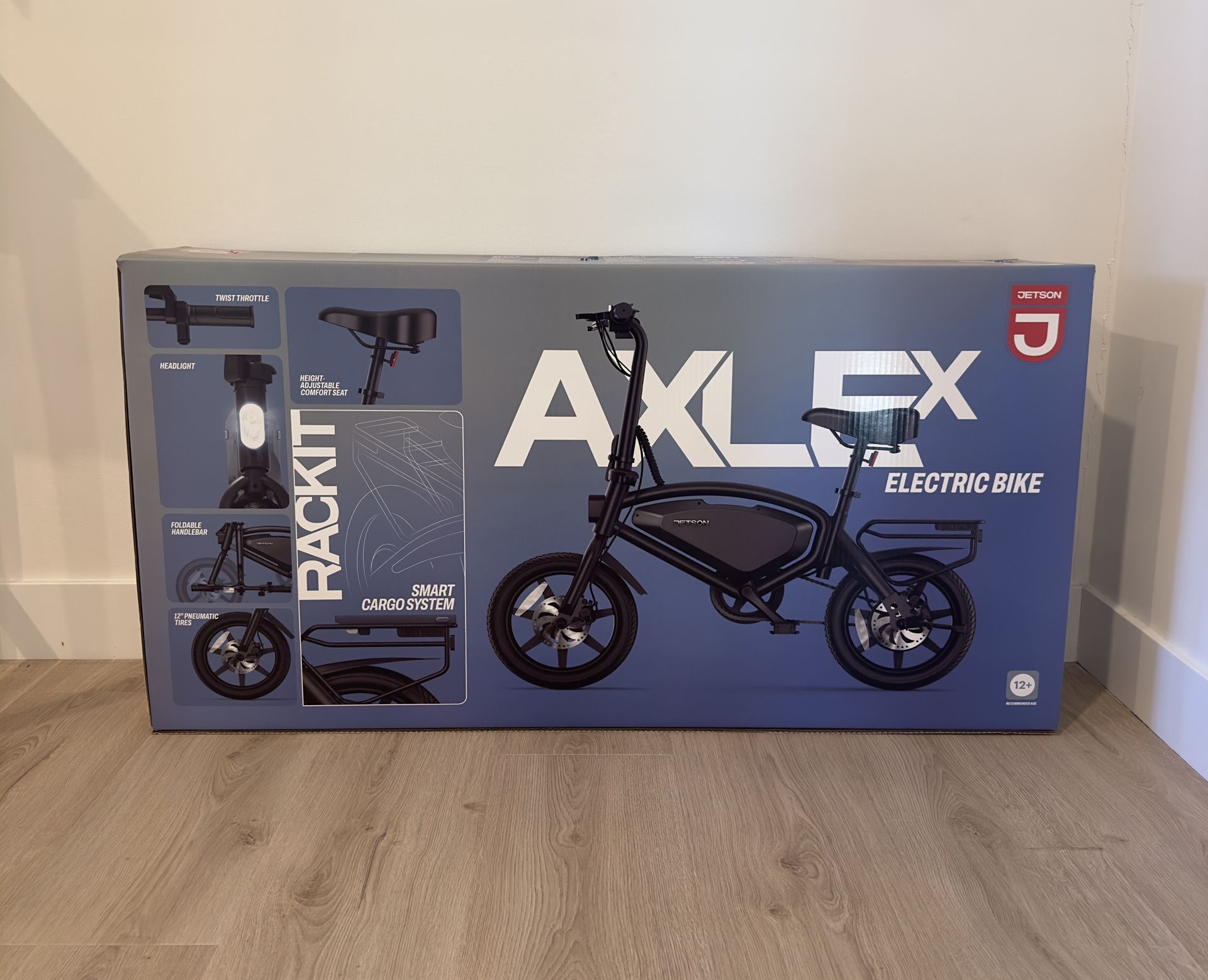 Jetson Axle 12” Step Over Electric Folding Bike **Brand New**