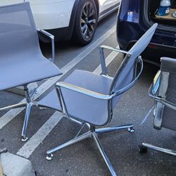 3 Matching Mesh Guest chairs -like New-Iconic design-Commercial Grade