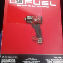 New Milwaukee M18 1/2 Mid-Torque Impact Wrench W/Friction Ring