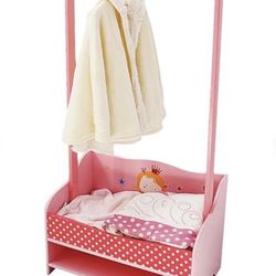 3-in-1 Pink Baby Clothes Rack