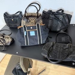 Coach Vintage Purses Lot Of 6