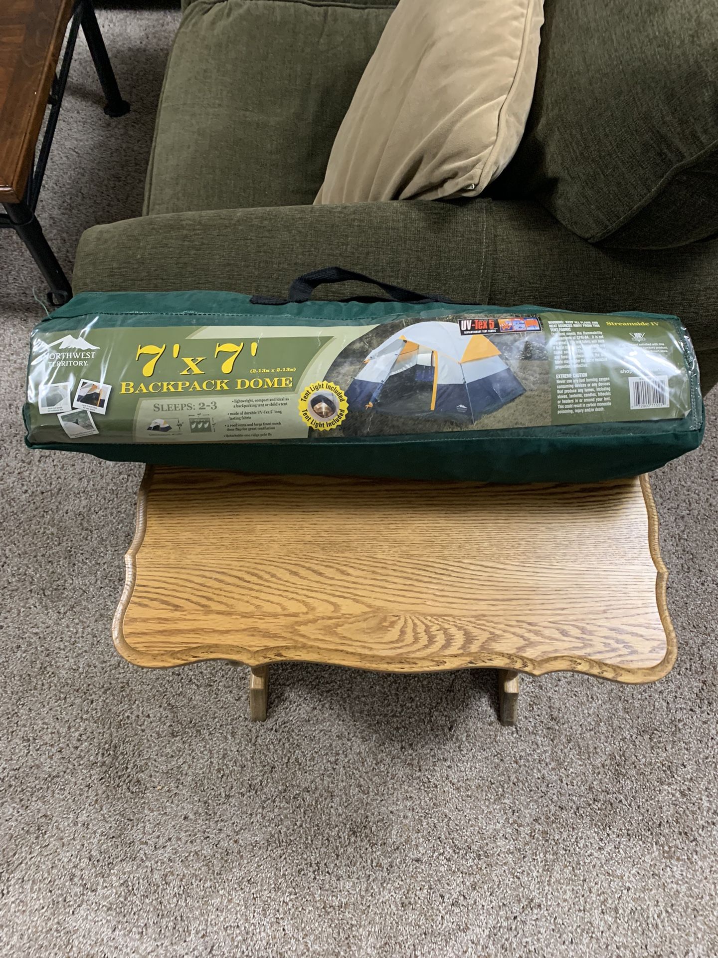 Northwest Territory 7 x 7 Dome Backpack Tent in Excellent Condition