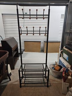 Jacket And Shoe Rack