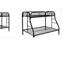 Twin Over Twin With Mattress For $399 .  Twin Over Full With Mattress For $499