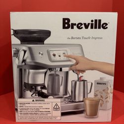 Breville Barista Touch Impress Espresso Machine Brushed Stainless Steel NEW