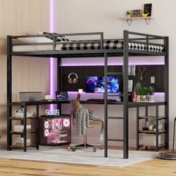 Full Loft Bed/Desk