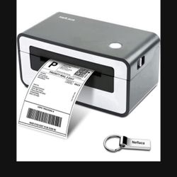 NefLaca Thermal Label Printer,4x6 High Speed USB Shipping Label Printer Commercial Direct Thermal Label Maker One Click Setup Compatible with Amazon, 