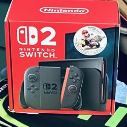 Brand New Nintendo Switch 2 With Mario Games