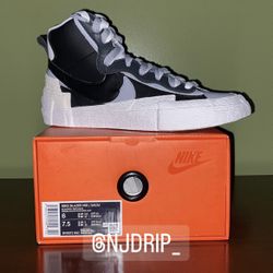 Nike Sacai Blazer Mid Size 6