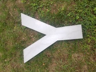 Aluminum 24 inch Letter Y