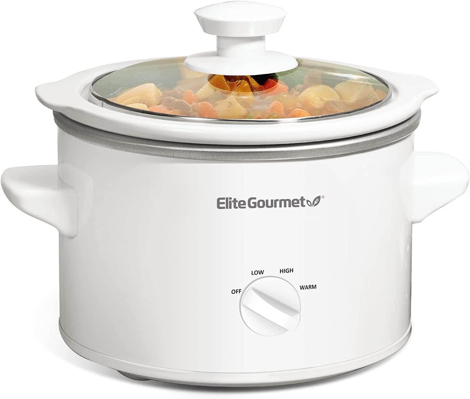 Elite Gourmet 1.5 Quart Slow Cooker