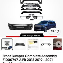 Brand New Front Bumper For 2019-2022 Ford Expedition 