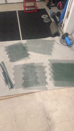 Garden fencing trellis