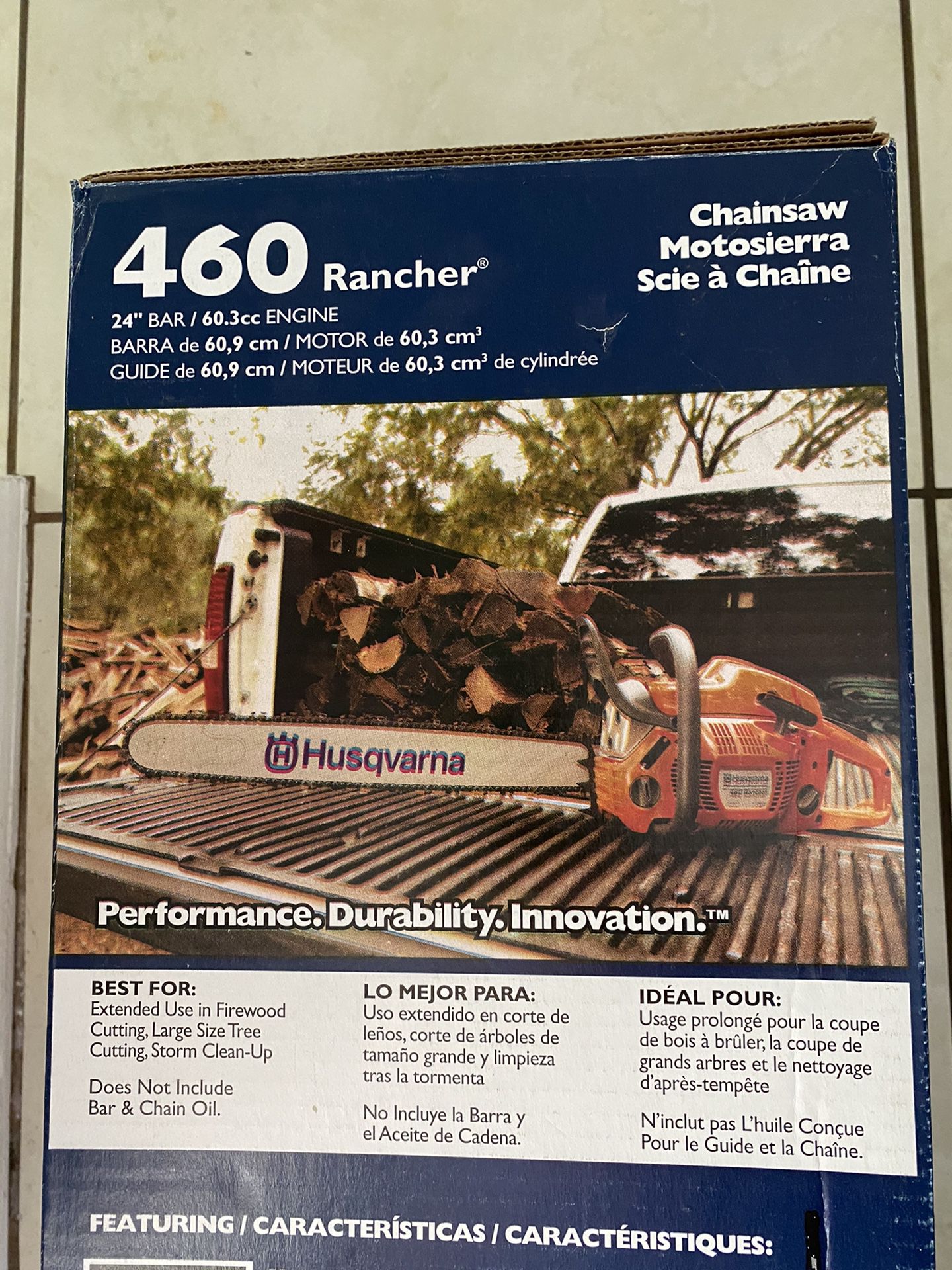 Husqvarna 460 rancher chainsaw