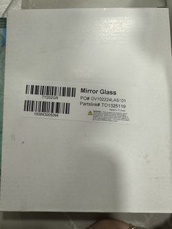 New Passenger Side Mirror Glass